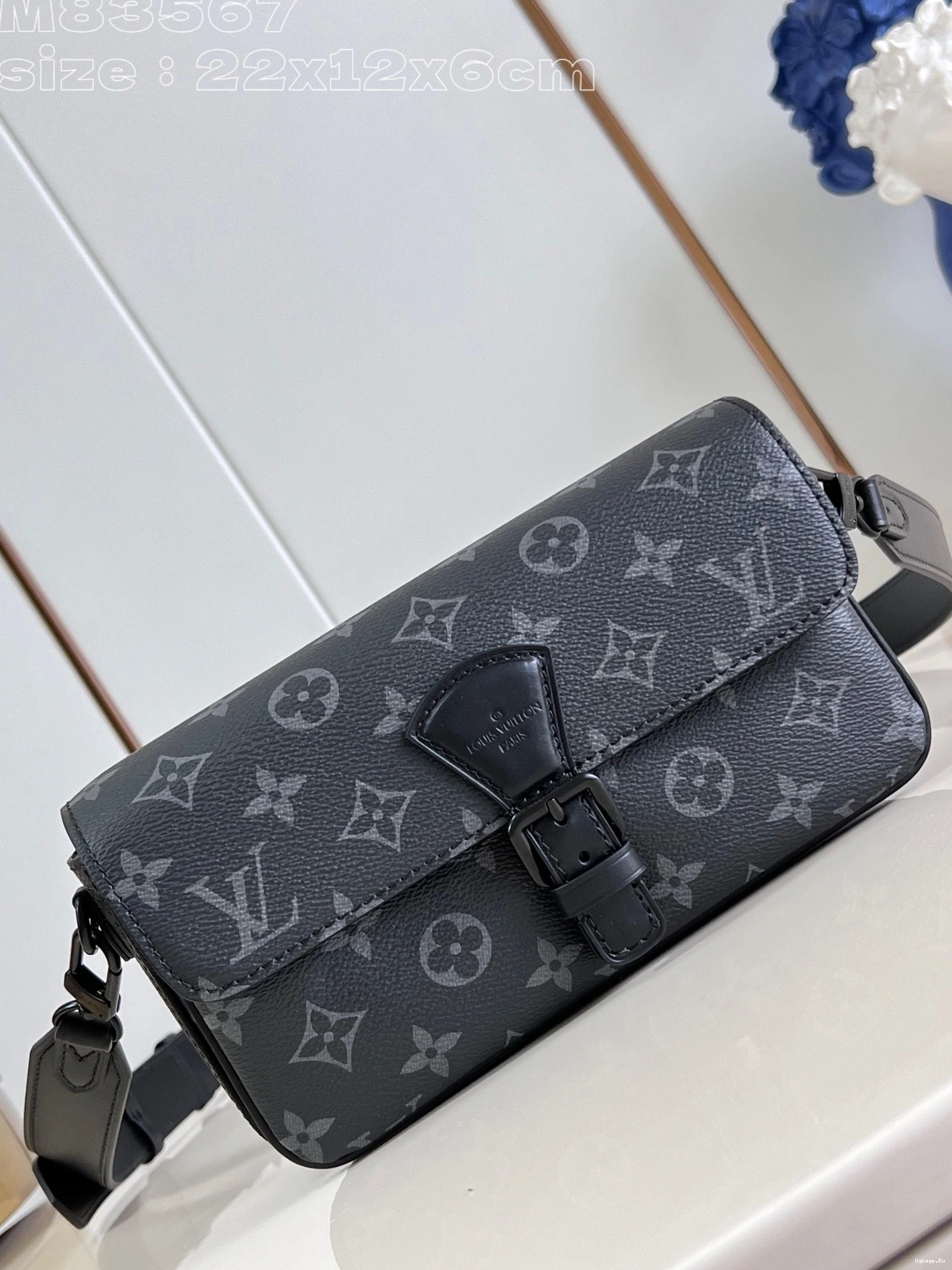 VUITTON LOUIS Wallet Montsouris Wearable 1217